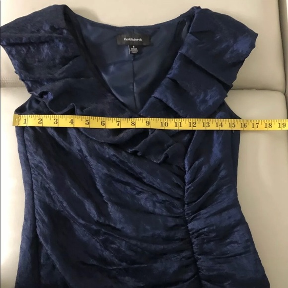 R&M Richards Gathered Dress Party Evening size 6 - Picture 6 of 10